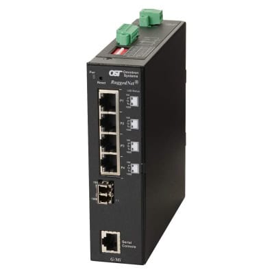 RuggedNet G Mi 1xLC 4xRJ-45 1xDC