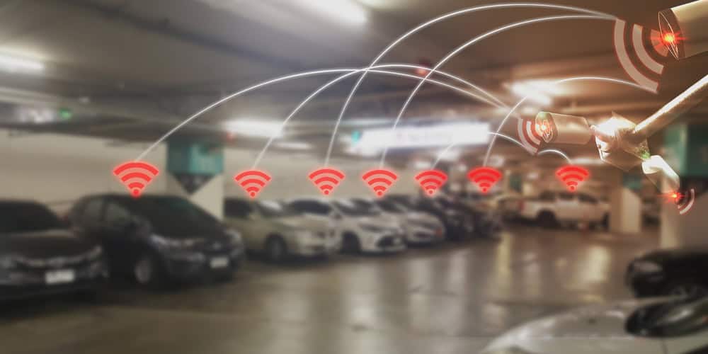 connecting security cameras across parking lots